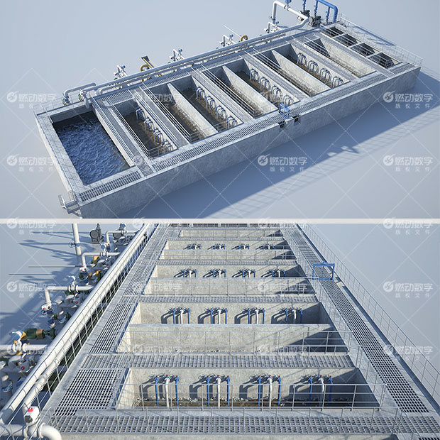 增強型耐污染MBR膜成套技術三維動畫 增強型耐污染MBR膜成套技術三維動畫