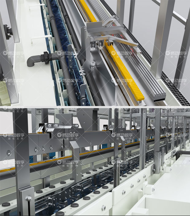 VCP垂直連續電鍍生產線三維動畫 VCP垂直連續電鍍生產線三維動畫