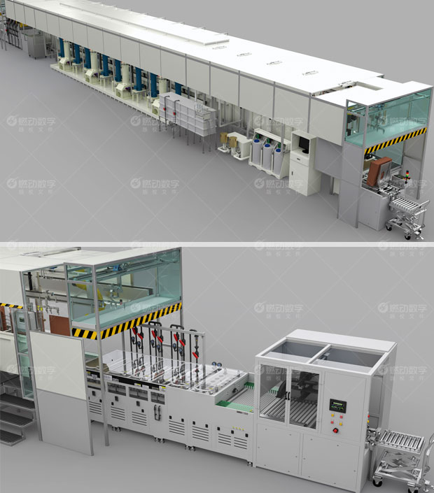 VCP垂直連續電鍍生產線三維動畫 VCP垂直連續電鍍生產線三維動畫